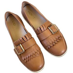 Vionic Women's Tan Loafers with Buckle